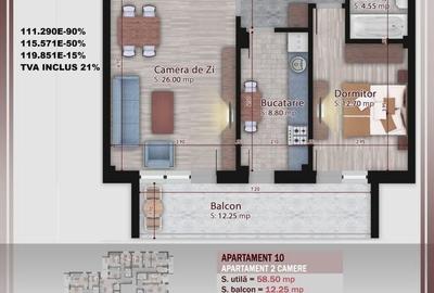 Pallady 2 camere, decomandat, 70.75 mp. bloc tip boutique - 7