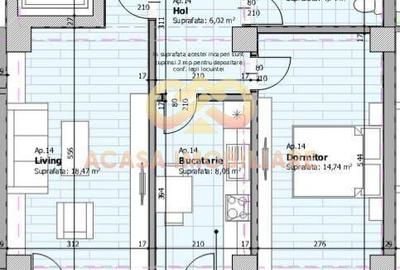 Apartament cu 2 camere decomandat în Galata - 9