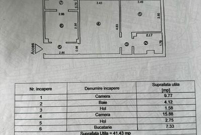 Apartament cu 2 camere semidecomandat, mobilat în Coiciu - 3
