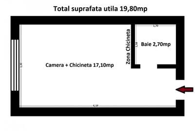 B-dul. Mamaia Lake View - Garsoniera mobilata-utilata COMISION 0% - 10