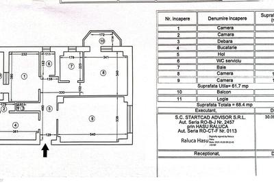 Inel 1-Soveja-3 camere decomandate, cu centrala, liber - 1