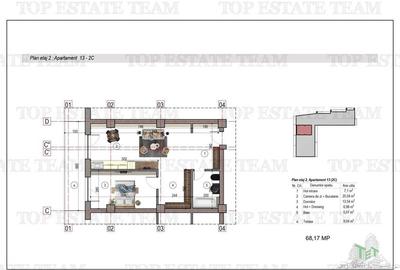 Apartament 2 camere bloc nou metrou 1 Decembrie 1918 - 2