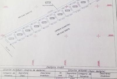 Teren de 1000 mp, în Clinceni