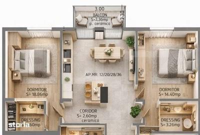 Apartament cu 2 camere în Calea Moldovei - 1