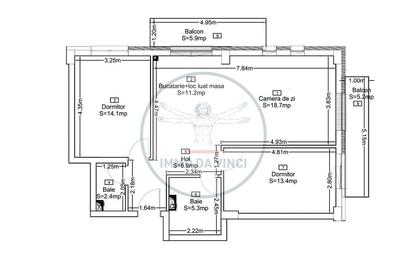 Apartament LUX 3 camere 72mp Marasti Iulius Mall FSEGA bloc NOU - 20