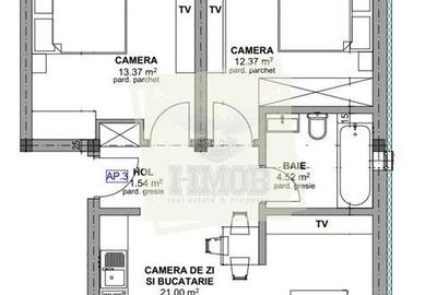Apartament la cheie cu 3 camere gradina si parcare zona Pictor Brana - 13