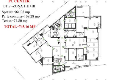 Spațiu comercial, de 745.16 mp, în Băneasa - 1