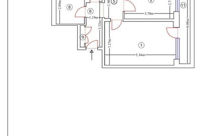 Apartament 3 camere, 68 mp, bloc anvelopat, Drumul Taberei - 10