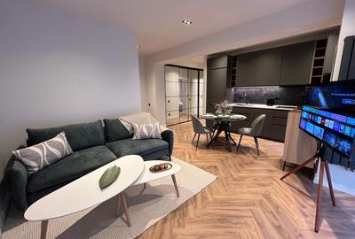 Apartament cu 2 camere semidecomandat, mobilat în Barbu Văcărescu