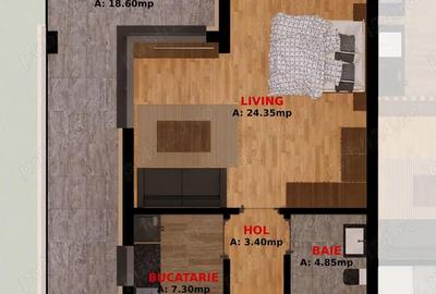 Garsoniere cu Terasa si Apartamente doua camere. Direct Dezvoltator. Comision 0% - 3