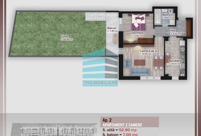 Apartament cu 2 camere în Titan - 10