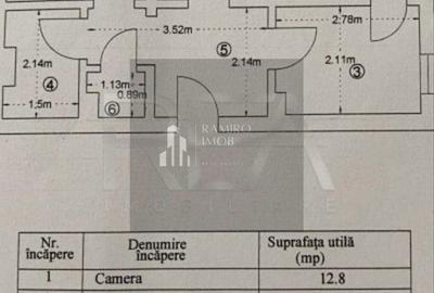 Apartament cu 2 camere decomandat, mobilat în Camil Ressu - 14