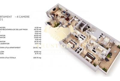 -Aviatorilor-   Apartament 4 camere - 24