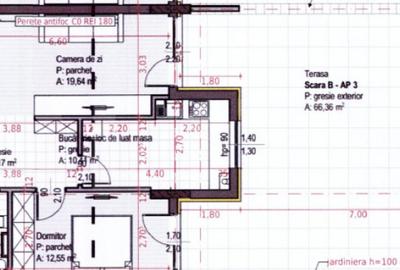 Apartament cu 2 camere 55,3mp + parcare, Soporuluiaproape