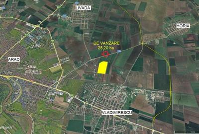 25,20 ha teren intravilan la iesire din Arad spre Horia - 2