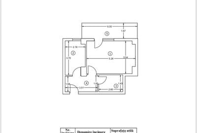 Garsonieră decomandată în Central