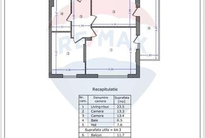 Apartament cu 3 camere decomandat în Central - 8