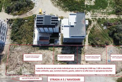 Vanzare teren intravilan 1000 mp cu deschidere de 40m  in Mamaia Nord Strada A5