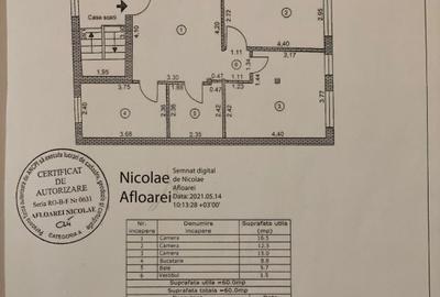 Apartament 3 cam|Sebastian| 2 APARTAMENTE LA PRET REDUS  IN VILA| - 14