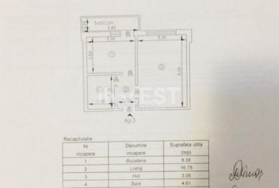Apartament 1 camera, decomandat, bloc 2016 - 1