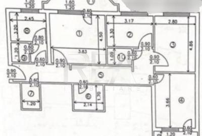Apartament cu 4 camere decomandat, mobilat în Lujerului - 3