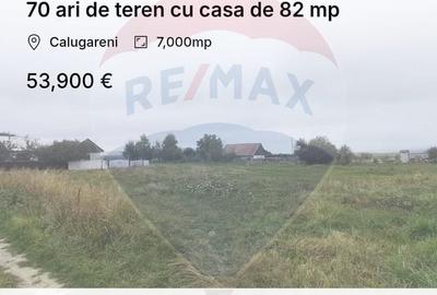 De vanzare 70 ari de teren cu casa de 82 mp - 1