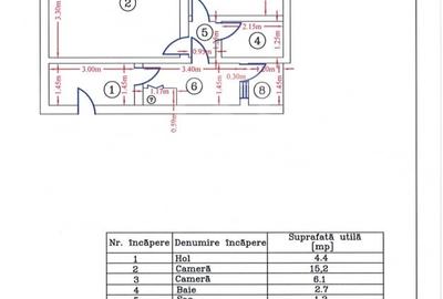 Apartament cu 2 camere decomandat, mobilat în Plopilor - 7