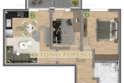 Apartament cu 3 camere decomandat, mobilat în Central - 9