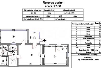 Spatiu pentru birouri de inchiriat 194 mpu zona centrala Sibiu - 5