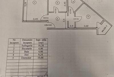 Apartament cu 2 camere decomandat în Tătărași - 13