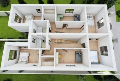 Duplex in centrul Comunei Sacalaz P+E+Pod, 4 camere - 3