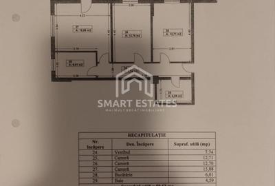 Brancoveanu - 3 camere - terasa 54 mp - COMISION 0 - 3