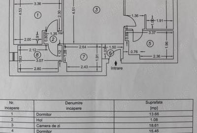 Apartament cu 3 camere semidecomandat în Ștefăneștii de Jos - 7