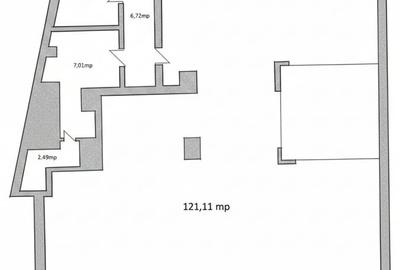 Spațiu comercial, de 145 mp, în P-ța Romană - 2