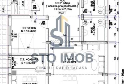 Casă cu 4 camere în Albota - 3