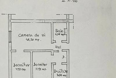 Apartament cu 3 camere semidecomandat în Periferie - 7