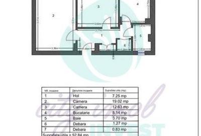 Cel mai spatios apartament de 2 camere din zona - 11