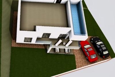 Casa moderna cu piscina suspendata, vedere panoramica in Cisnadioara. - 13