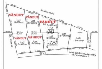 Teren Construcții intravilan de 1600 mp, în Amzacea - 1