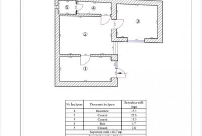 Apartament cu 2 camere semidecomandat în Centrul Istoric - 8