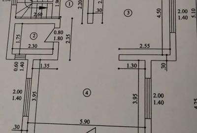 Casă cu 4 camere decomandat cu Teren 920 Mp în Central - 1