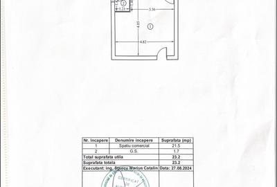Spațiu comercial, de 23 mp, în Tunari - 2