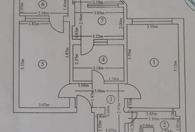 Apartament cu 2 camere decomandat în E3 - 3
