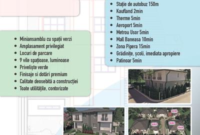 Casă individuală cu 4 camere cu Teren 301 Mp în Corbeanca - 1