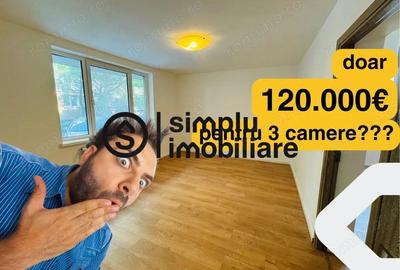 3 camere, 61 mp, parter - Zona Institut - 120 000 Euro - 2