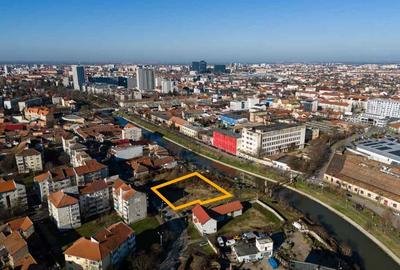 Teren locuinte colective cu 2 fronturi, pe Malul Begai, str Timocului, Timisoara - 7