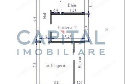 Apartament cu 3 camere semidecomandat, mobilat în Gheorgheni - 6