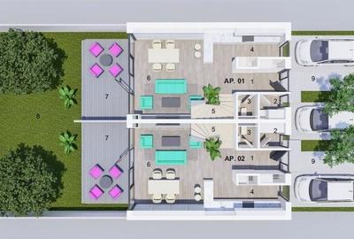 Casă cu 3 camere cu Canalizare în Ultracentral - 7