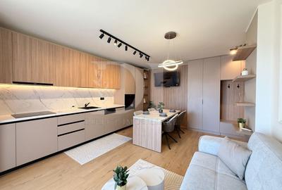 Apartament cu 2 camere semidecomandat, mobilat în Florești