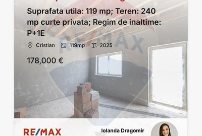 Locuieste sau investeste: Duplex cu curte in Cristian - 13